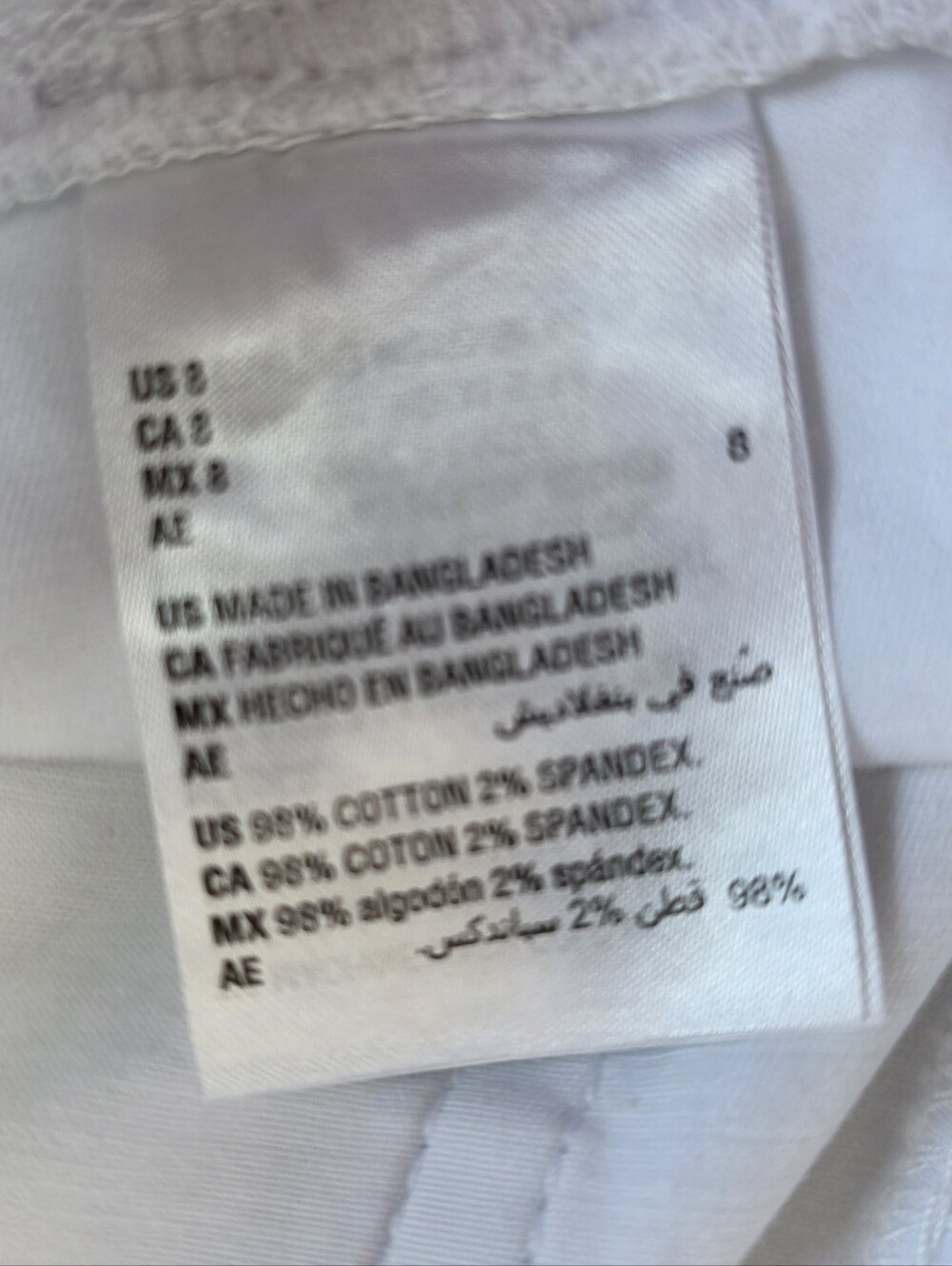Karen Scott Women's White Bermuda Shorts Size 10 - Picture 4 of 6